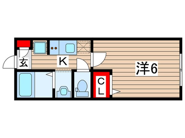 サンライズ西千葉の物件間取画像